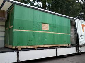 Crates in Lorry